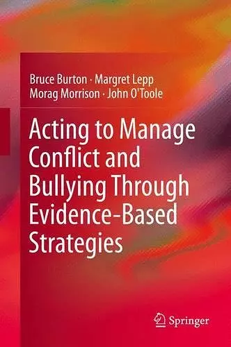 Acting to Manage Conflict and Bullying Through Evidence-Based Strategies cover