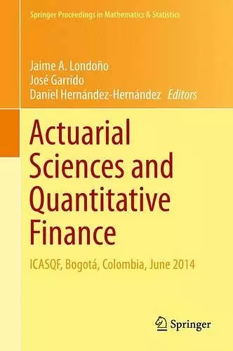 Actuarial Sciences and Quantitative Finance cover