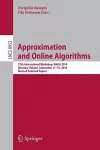 Approximation and Online Algorithms cover