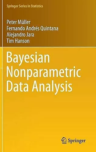 Bayesian Nonparametric Data Analysis cover