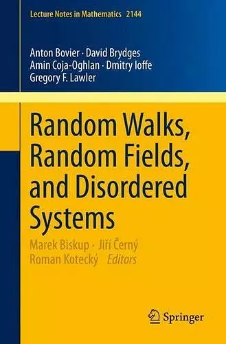 Random Walks, Random Fields, and Disordered Systems cover