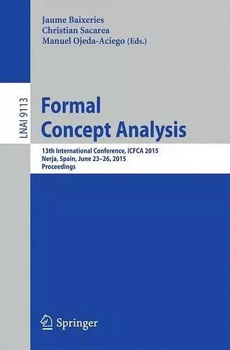 Formal Concept Analysis cover