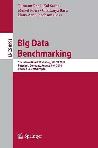 Big Data Benchmarking cover