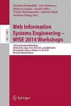 Web Information Systems Engineering – WISE 2014 Workshops cover