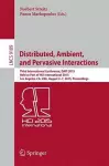 Distributed, Ambient, and Pervasive Interactions cover