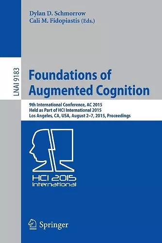 Foundations of Augmented Cognition cover