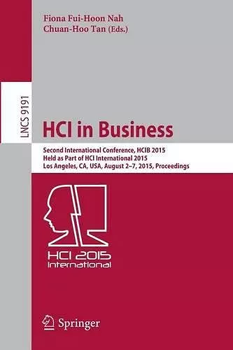 HCI in Business cover