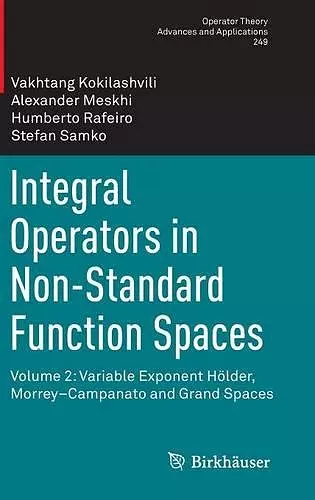 Integral Operators in Non-Standard Function Spaces cover