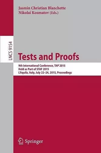 Tests and Proofs cover