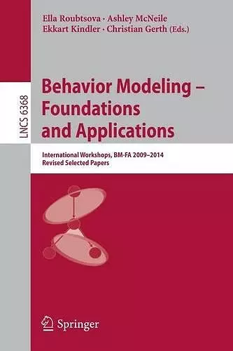 Behavior Modeling -- Foundations and Applications cover