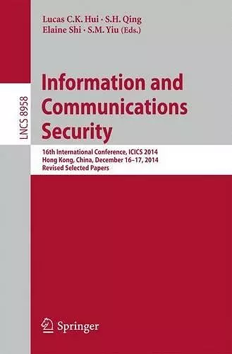 Information and Communications Security cover