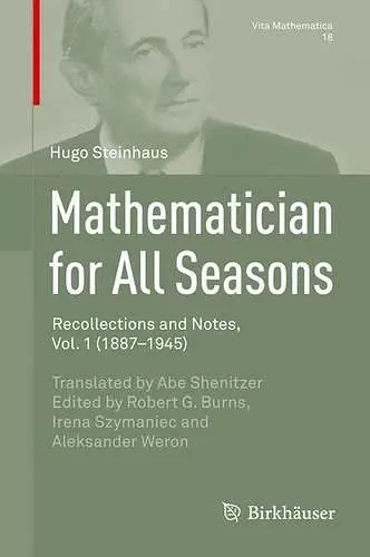 Mathematician for All Seasons cover