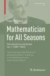 Mathematician for All Seasons cover