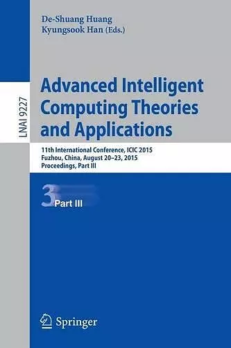 Advanced Intelligent Computing Theories and Applications cover