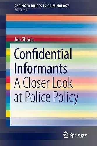 Confidential Informants cover