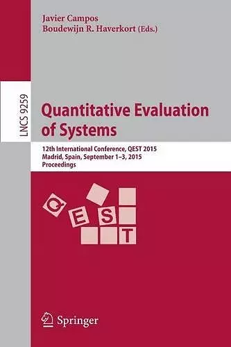 Quantitative Evaluation of Systems cover