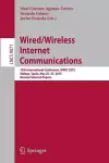 Wired/Wireless Internet Communications cover