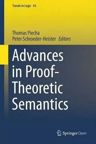 Advances in Proof-Theoretic Semantics cover