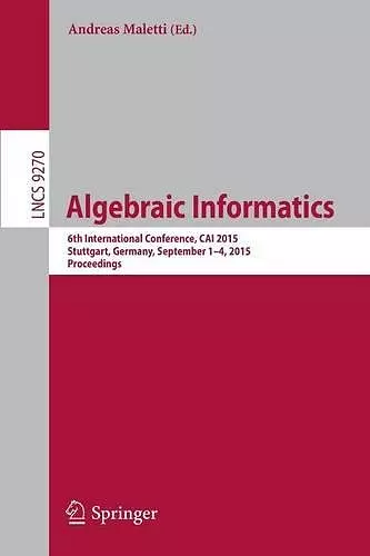 Algebraic Informatics cover