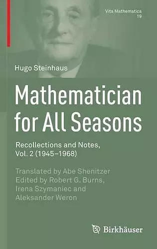 Mathematician for All Seasons cover