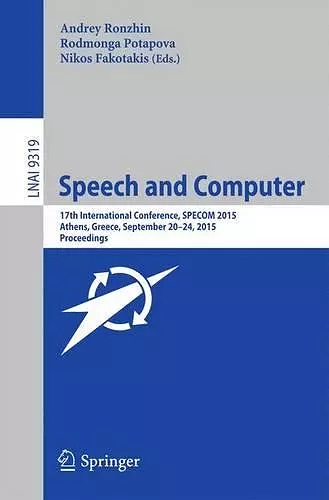 Speech and Computer cover