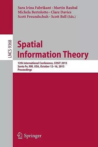 Spatial Information Theory cover