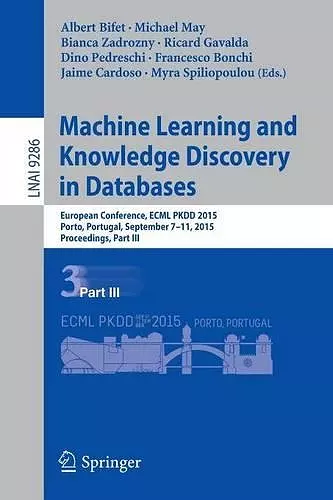 Machine Learning and Knowledge Discovery in Databases cover