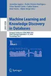 Machine Learning and Knowledge Discovery in Databases cover