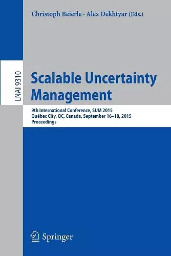 Scalable Uncertainty Management cover