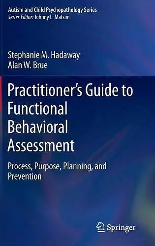 Practitioner’s Guide to Functional Behavioral Assessment cover