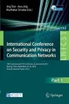 International Conference on Security and Privacy in Communication Networks cover