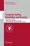 Computer Safety, Reliability, and Security cover