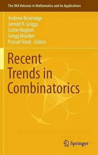 Recent Trends in Combinatorics cover