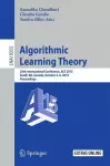 Algorithmic Learning Theory cover