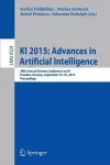 KI 2015: Advances in Artificial Intelligence cover