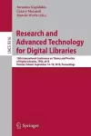 Research and Advanced Technology for Digital Libraries cover