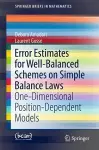 Error Estimates for Well-Balanced Schemes on Simple Balance Laws cover