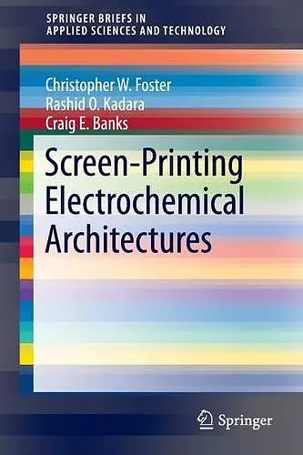 Screen-Printing Electrochemical Architectures cover