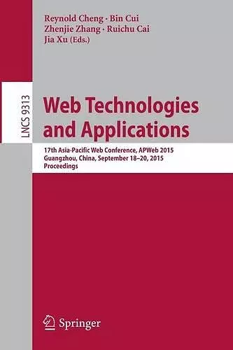 Web Technologies and Applications cover