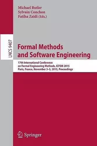 Formal Methods and Software Engineering cover