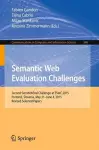 Semantic Web Evaluation Challenges cover