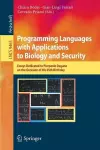 Programming Languages with Applications to Biology and Security cover