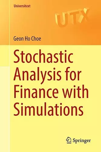 Stochastic Analysis for Finance with Simulations cover