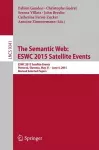 The Semantic Web: ESWC 2015 Satellite Events cover