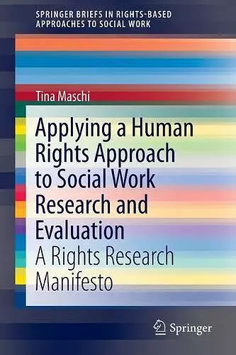 Applying a Human Rights Approach to Social Work Research and Evaluation cover