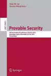 Provable Security cover