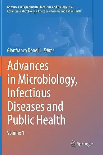 Advances in Microbiology, Infectious Diseases and Public Health cover