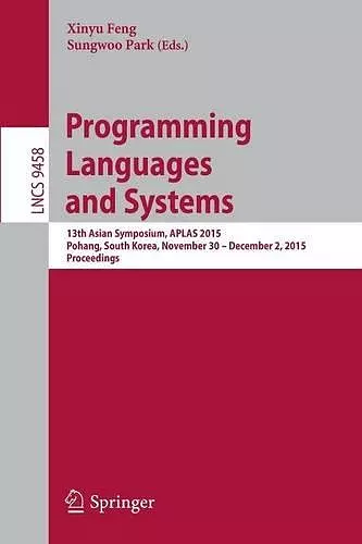 Programming Languages and Systems cover