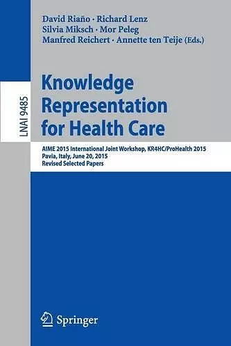 Knowledge Representation for Health Care cover