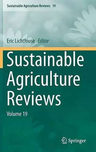 Sustainable Agriculture Reviews cover